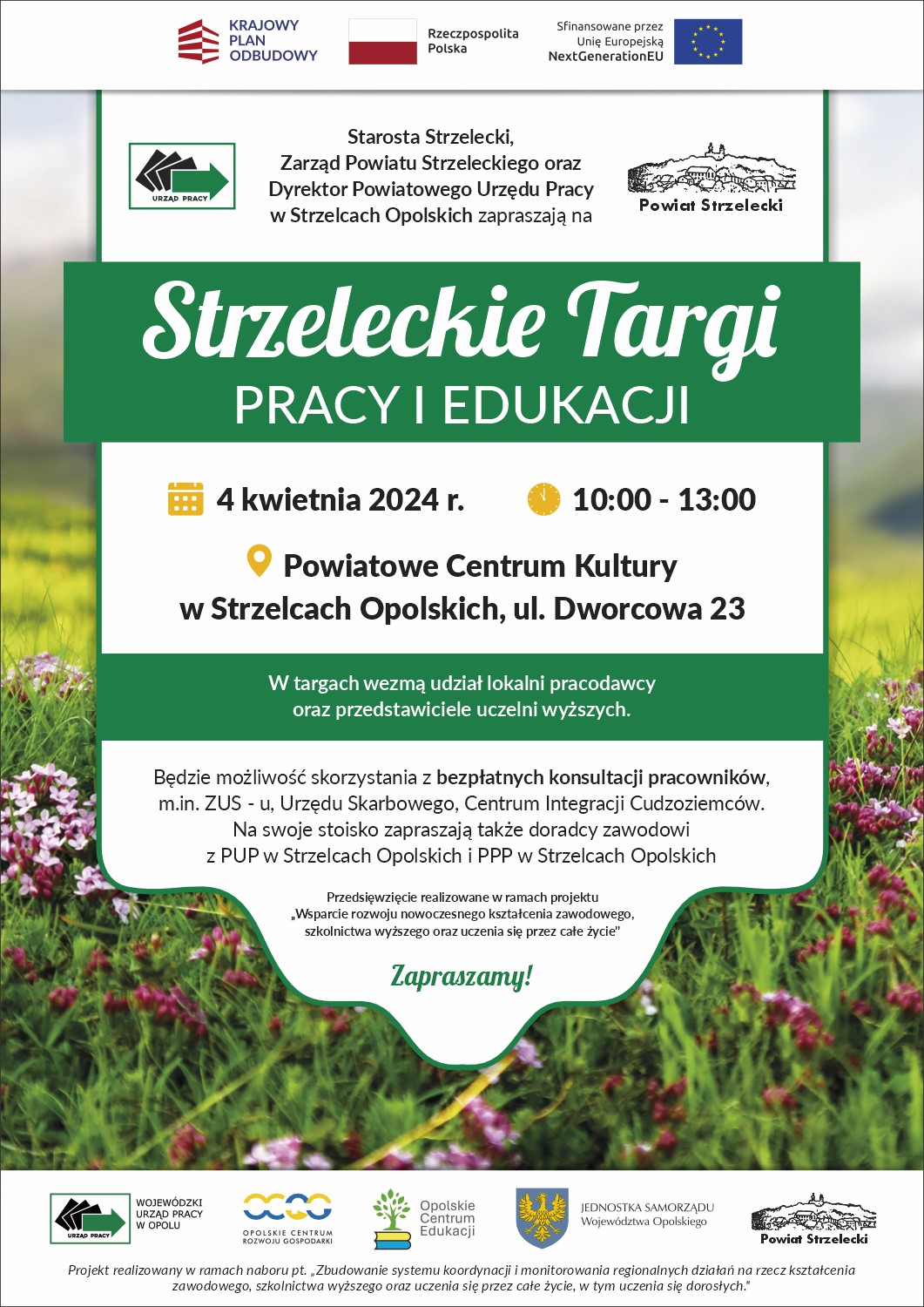 plakat PUP targi pracy